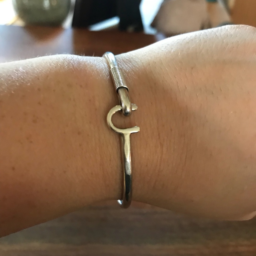 Real Silver Horseshoe Bracelet